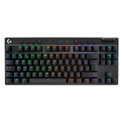 Teclado Gamer Logitech G Pro X 920-012127 RGB Inalámbrico Inglés - Negro