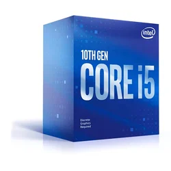 Procesador Intel Core i5-10400F Socket LGA 1200 6 Core 12 Threads 2.9GHz y 4.3GHz Turbo Cache 12MB