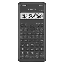 Calculadora Científica Casio FX-95MS-2-W-DH-V 2ª Edición 12 Dígitos - Negro