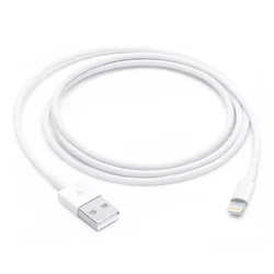 Cable Apple MXLY2ZM/A Original USB-A para Lightning 1 Metro - Blanco