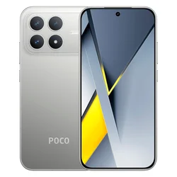 Smartphone Xiaomi Poco F8 Pro 5G 256GB 12GB RAM Dual SIM Pantalla 6.59" - Plateado Titanio