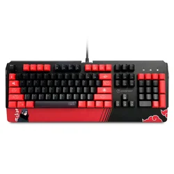 Teclado Gamer Checkpoint Akatsuki KX-500 NA-KB-1002 RGB Switch Red - Negro