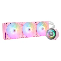 Water Cooler para Procesador Aigo Darkflash Twister DX360 V2 ARGB - Rosa