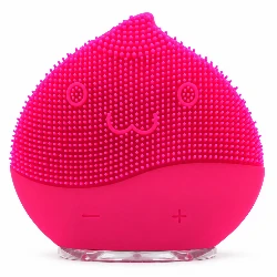 Limpiador y Masajeador Facial GoLine Silicone - Rosa