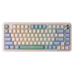 Teclado Redragon UCAL K673 Pro K673CPG RGB Switch Red Layout 75% Inalámbrico - Negro