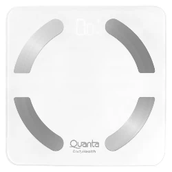 Balanza Corporal Digital Quanta QTBCB150 Bioimpedancia 4 Eletrodos 180Kg - Transparente