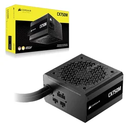 Fuente Corsair CX750M CP-9020311-BR ATX 750W 80 Plus Bonze Semi Modular Bivolt - Negro