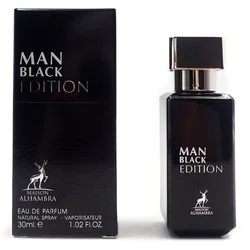 Perfume Maison Alhambra Man Black Edition Eau de Parfum Masculino 30ml