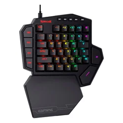 Teclado Gamer Redragon Diti K585 RGB Switch Red - Negro