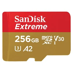Tarjeta de Memoria Micro SD Sandisk Extreme 256GB 190MBs - SDSQXAV-256G-GN6MA