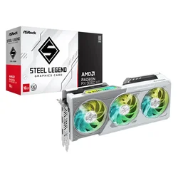 Placa de Video ASRock Steel Legend OC AMD Radeon RX-9060XT 16GB GDDR6 - SL16GO