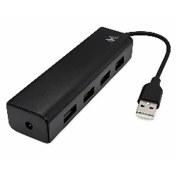 Hub USB 3.0 Mtek HB-402 4 Puertos - Negro