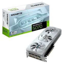 Placa de Video Gigabyte NVIDIA GeForce RTX 5070 12GB GDDR7 - GV-N5070EAGLEOC ICE-12GD