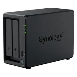 Servidor Nas Storage Synology DiskStation DS725+ AMD Ryzen R1600 2 Baias - Negro