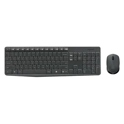 Kit Teclado y Mouse Logitech MK235 920-007901 Inalámbrico Español - Negro