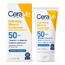 Protector Solar Facial CeraVe Mineral Sunscreen FPS50 75ml