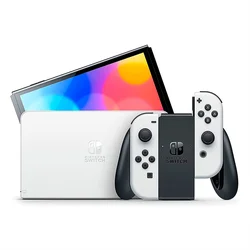 Consola Nintendo Switch OLED 64GB Japón - Blanco (HEG-S-KAAAA)