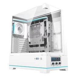 Gabinete Gamer darkFlash DY450 Pro ARGB - Blanco