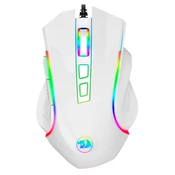 Mouse Gamer Redragon Griffin M607W RGB 7200 DPI USB - Blanco