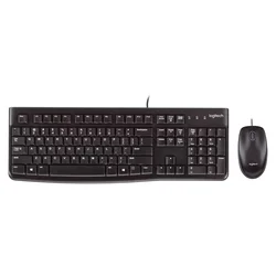 Kit Teclado y Mouse Logitech MK120 920-004428 USB Español - Negro