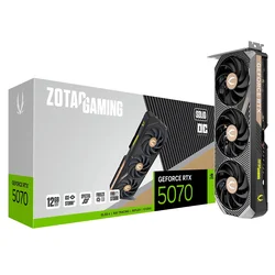 Placa de Video Zotac Solid OC NVIDIA GeForce RTX 5070 12GB GDDR7 - ZT-B50700J-10P