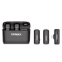 Micrófono Lapela Satellite A-MK241 Inalámbrico para Smartphone - 2 Unidades