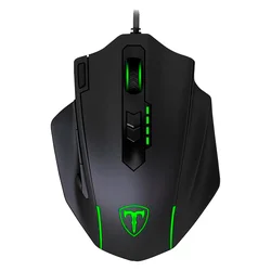 Mouse T-Dagger Major Gaming Con Cable 8000DPI - Negro TTGM-303