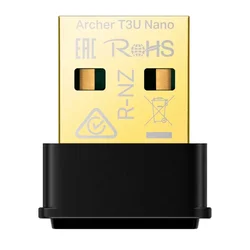 Nano Adaptador USB TP-Link Archer T3U AC1300 1300 Mbps - Negro