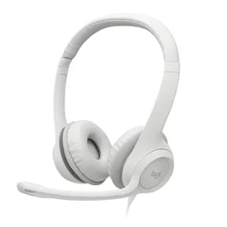 Headphone Logitech H390 981-001285 USB - Blanco