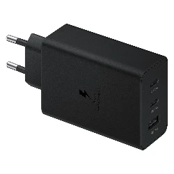 Cargador Samsung EP-T6530NBEGEU USBC-C/UASB-A 65W - Negro