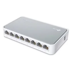 Hub Switch TP-Link TL-SF1008D 8 Puertos 100Mbps - Gris