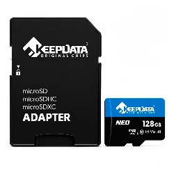 Tarjeta de Memoria Micro SD Keepdata Neo 128GB 95MB/s - KDMSDC10U1V10A1-128G