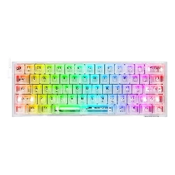 Teclado Gamer Redragon Fizz K617CT-RGB Switch Transparente Layout 60% - Transparente