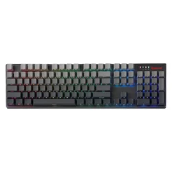 Teclado Gamer Redragon Devarajas Pro K556SP-RGB-PRO RGB USB-C - Negro