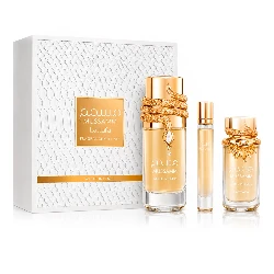 Kit Perfume Lattafa Musamam White Intense Gift Set Eau de Parfum Femenino 100ml + Perfume de Viaje 12ml + Hair Mist 50ml