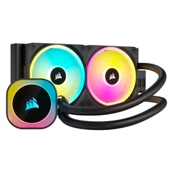 Water Cooler para Procesador Corsair iCUE Link H100i RGB AIO 240MM CW-9061001-WW - Negro