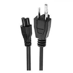 Cable de Força HLD Tripolar 1.8 Metros para Notebook - Negro