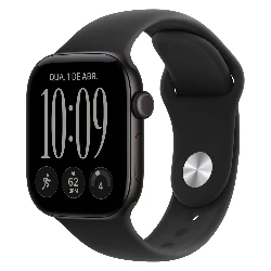 Apple Watch Series 12 MJEL4LS/A Parlante Aluminio 46mm Negro - Esportiva Negro M/L