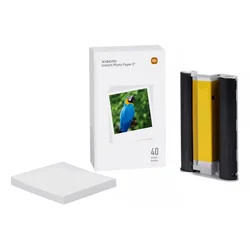 Papel Fotográfico Xiaomi Instant Paper 3" SD30 BHR6756GL para Impresora Instant Photo Printer 1S - 40 Unidades