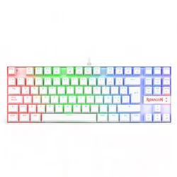 Teclado Gamer Redragon K552W-RGB Kumara con cable Inglés - Blanco