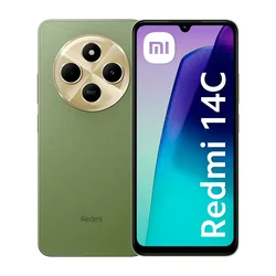 Smartphone Xiaomi Redmi 14C 128GB 4GB RAM Dual SIM Pantalla 6.88" Chino - Verde