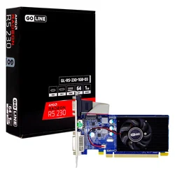 Placa de Video Goline R5-230 AMD Radeon R5 230 1GB DDR3 - GL-R5-230-1GB-D3 (1 Ano de Garantia)