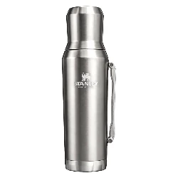 Garrafa Térmica Stanley The Ideal Matte Bottle 1.2L - Plateado