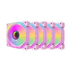 Fan para Gabinete darkFlash INF24 5 en 1 - Rosa