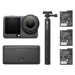 Cámara de Acción DJI Osmo Action 6 Adventure Combo 38MP WiFi 50GB - Negro