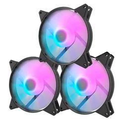 Fan para Gabinete DarkFlash C6MS 3 en 1 - Negro