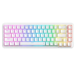 Teclado Gamer Redragon Nova K709W RGB Layout 65% - Blanco