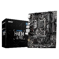 Placa Madre MSI H410M-A PRO DDR4 Socket LGA 1200 Chipset Intel H410 Micro ATX