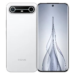 Smartphone TECNO Pova Slim 5G KM9 256GB 8GB RAM Dual SIM Pantalla 6.78" - Blanco (Anatel)