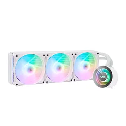 Water Cooler para Procesador Aigo darkFlash DX360 V2.6 ARGB - Blanco